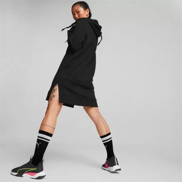  Дамски суичър PUMA HER HOODED DRESS 670817-01 ЧЕРЕН 