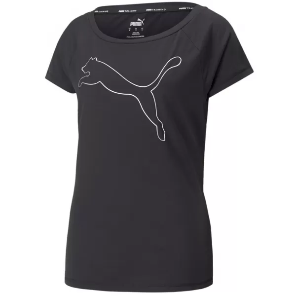  Дамска тениска PUMA TRAIN FAV JERSEY CAT TEE 522420-01 ЧЕРЕН 
