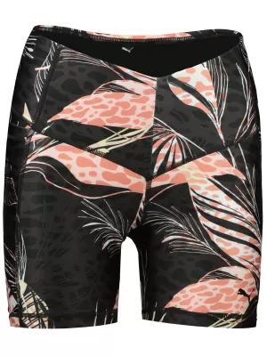 Дамски шорти PUMA TRAIN TREND AOP EVERSCULPT HIGH WAIST 5 TIGHT SHORT 521610-01 ЧЕРЕН