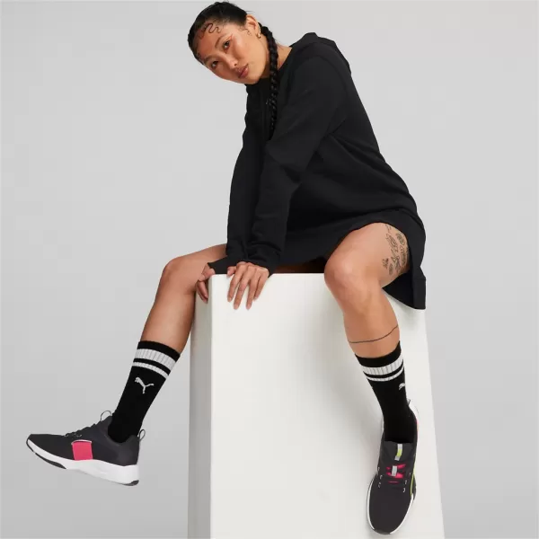  Дамски суичър PUMA HER HOODED DRESS 670817-01 ЧЕРЕН 