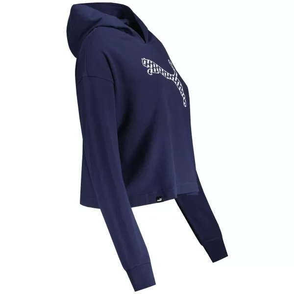  Дамски суичър PUMA POWER SUMMER GRAPHIC HOODIE TR 848402-06 СИНЬО 