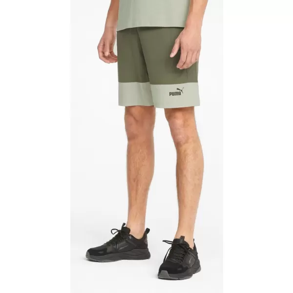  Мъжки шорти PUMA POWER COLORBLOCK WOVEN SHORTS 9 848819-32 ЗЕЛЕНО 