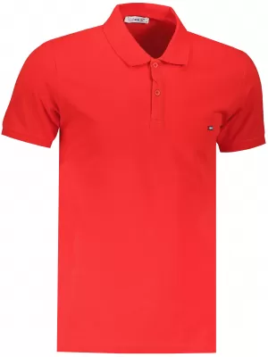Мъжки t -риза с яка DSTREET PX0331 ЧЕРВЕНО