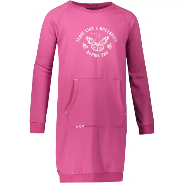  Рокля на момичето ALPINE PRO ANAHO KSKY117 FUCHSIA 