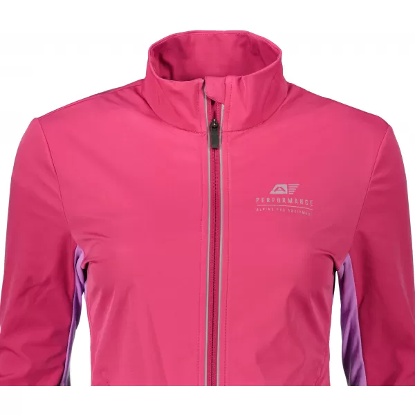  Женско яке за софтуер ALPINE PRO TYCHA LJCY526 FUCHSIA 