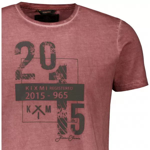  Мъжка тениска KIXMI OMER БОРДО 