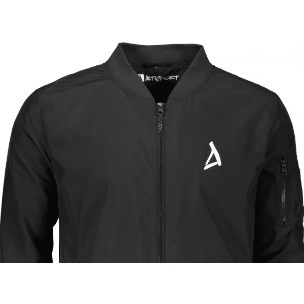  Мъжко бомбър яке ALTISPORT BYB/ALM002BY045 ЧЕРНО И БЯЛО 