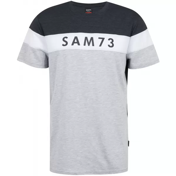  Мъжка тениска SAM 73 KAVIX MT 815 СВЕТЛО СИВО 