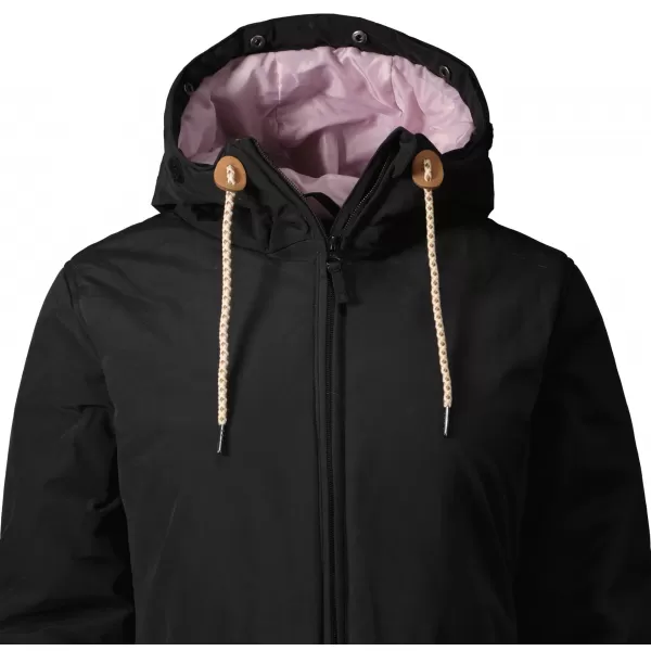  Дамско палто ALTISPORT HOREMA LCTY187 ЧЕРЕН 