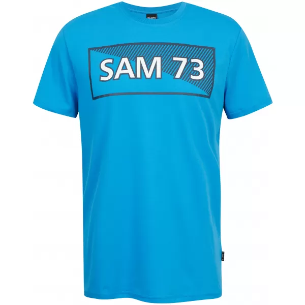  Мъжка тениска SAM 73 FENRI MT 814 ЯРКО СИНЬО 