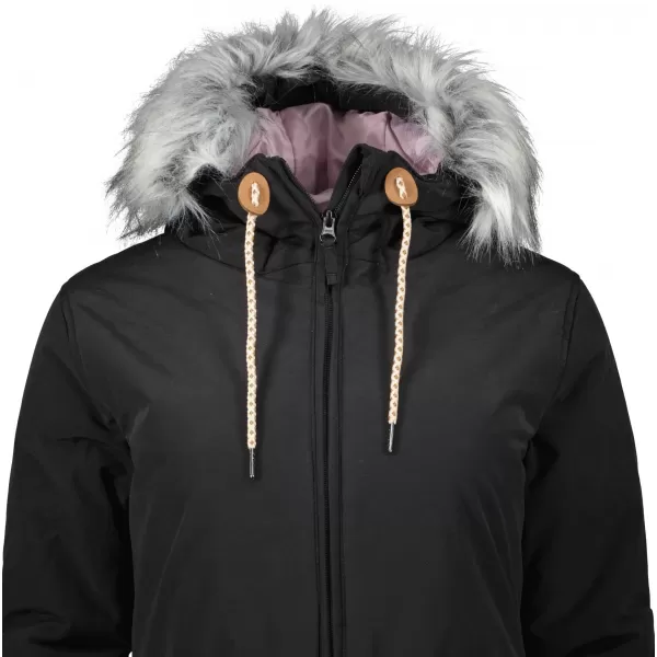  Дамско палто ALTISPORT HOREMA LCTY187 ЧЕРЕН 