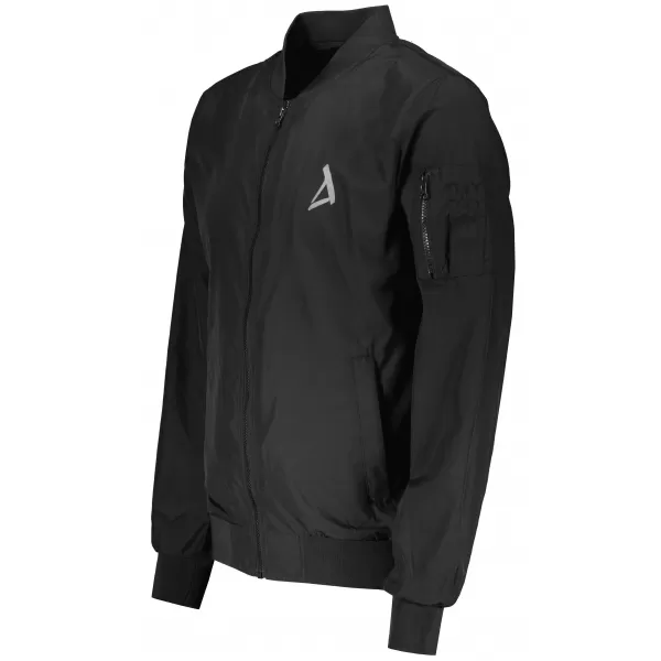  Мъжко бомбър яке ALTISPORT BYB/ALM002BY045 ЧЕРНО И СРЕБРИСТО 