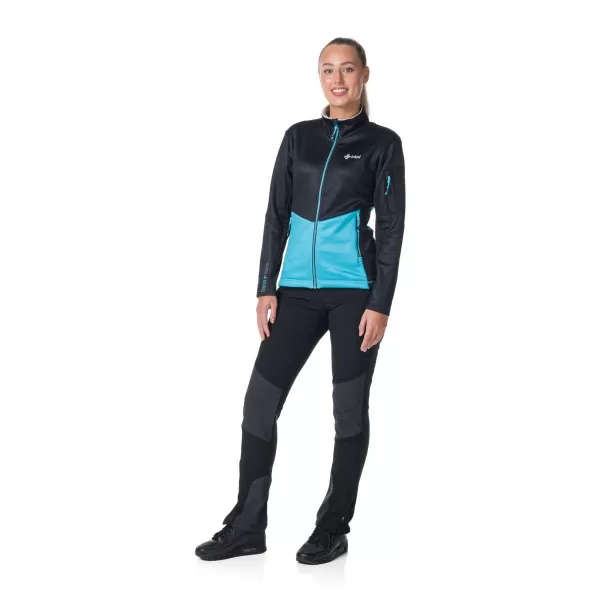  Дамски функционален суичър KILPI TEAM FLEECE-W SL0201KI СВЕТЛО СИНЬО 