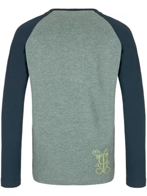 Тениска за момче с дълъг ръкав KILPI SONIER-JB SJ0301KI ТЪМНО ЗЕЛЕНО