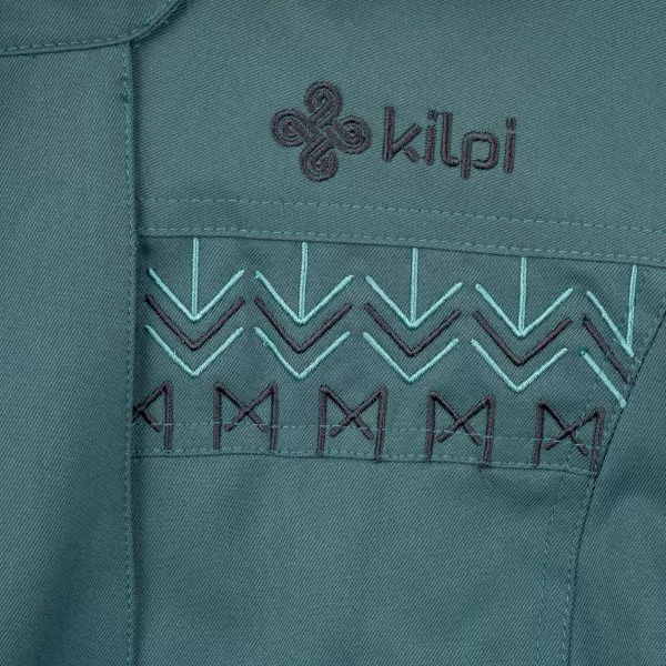  Дамско зимно палто KILPI PERU-W SL0125KI ТЪМНО ЗЕЛЕНО 