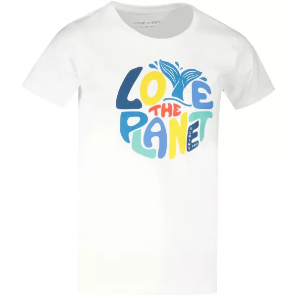  T -shirt ALPINE PRO WORLDO KTSY411 БЯЛ 