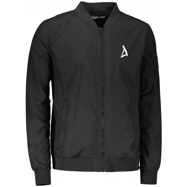  Мъжко бомбър яке ALTISPORT BYB/ALM002BY045 ЧЕРНО И БЯЛО 