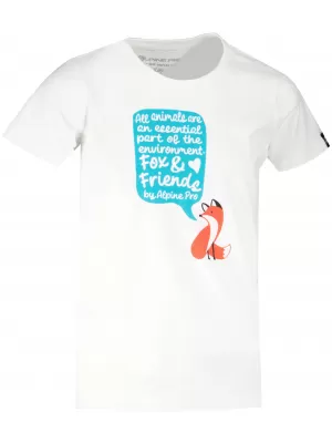 T -shirt ALPINE PRO WORLDO KTSY411 БЯЛО/СИНЬО