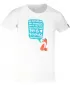 T -shirt ALPINE PRO WORLDO KTSY411 БЯЛО/СИНЬО