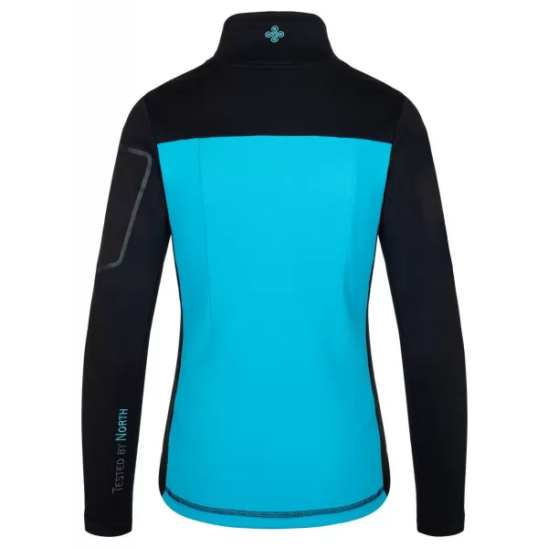  Дамски функционален суичър KILPI TEAM FLEECE-W SL0201KI СВЕТЛО СИНЬО 