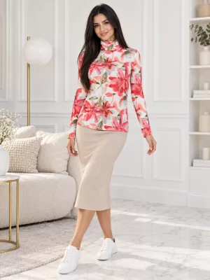 Дамска водолазка KIXMI OPRAH БЯЛО