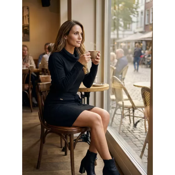  Рокля KIXMI OLIVIA ЧЕРЕН 