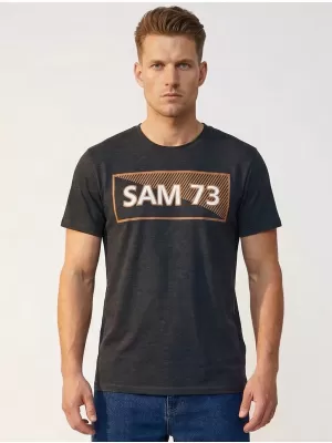Мъжка тениска SAM 73 FENRI MT 814 ЧЕРЕН