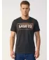 Мъжка тениска SAM 73 FENRI MT 814 ЧЕРЕН