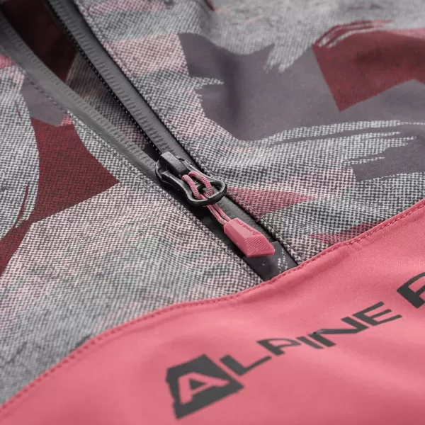  Яке ALPINE PRO GIBBO KJCY250 БУРГУНДИЯ 