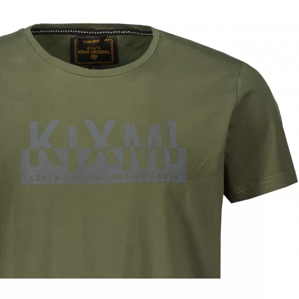  Мъжка тениска KIXMI ORLANDO ЗЕЛЕНО 