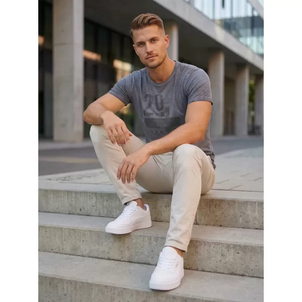  Мъжка тениска KIXMI OMER ТЪМНО СИВ 