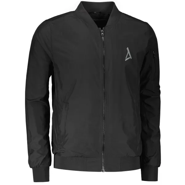  Мъжко бомбър яке ALTISPORT BYB/ALM002BY045 ЧЕРНО И СРЕБРИСТО 