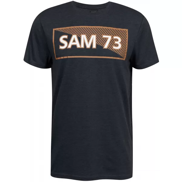  Мъжка тениска SAM 73 FENRI MT 814 ЧЕРЕН 