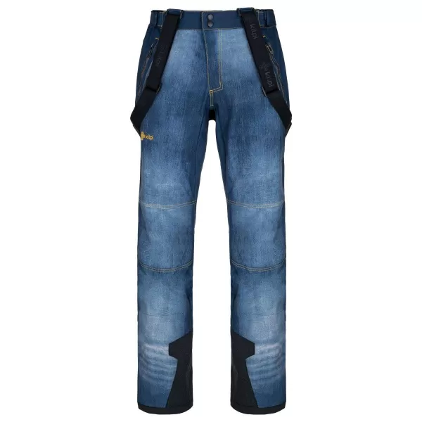  Мъжки софтшел панталон KILPI JEANSO-M SM0408KI ТЪМНО СИНЬО 