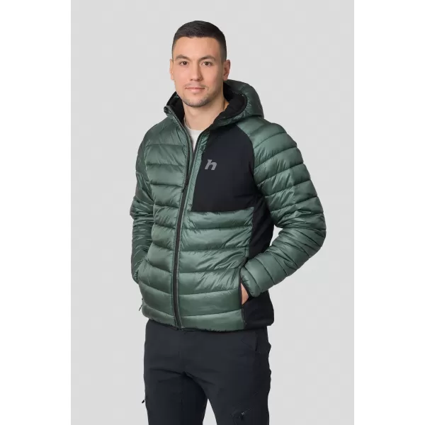  Мъжко яке HANNAH REVEL HOODY ТЪМНА ГОРА/АНТРАЦИТ 