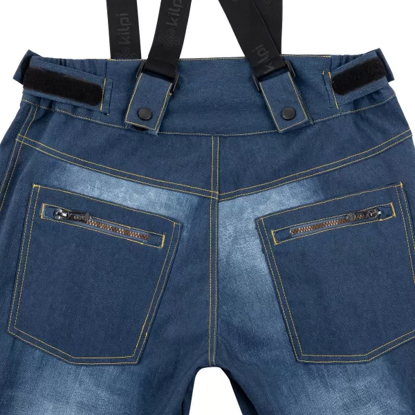  Мъжки софтшел панталон KILPI JEANSO-M SM0408KI ТЪМНО СИНЬО 