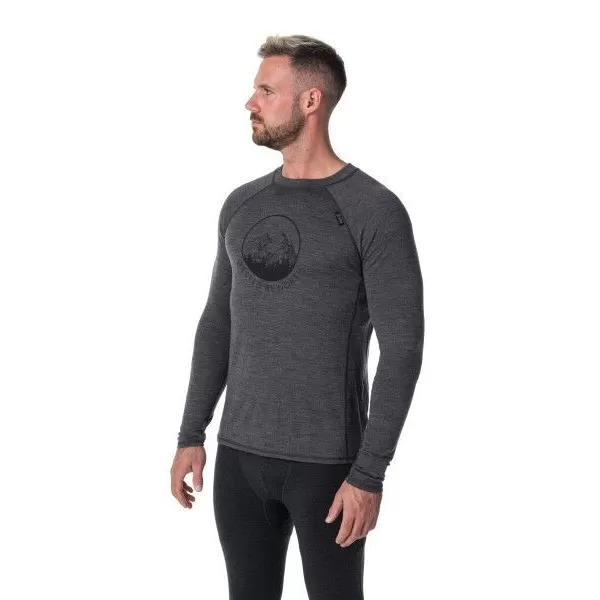  Мъжко термо бельо KILPI MAVORA TOP-M SM0505KI ТЪМНО СИВО 