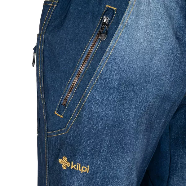  Мъжки софтшел панталон KILPI JEANSO-M SM0408KI ТЪМНО СИНЬО 
