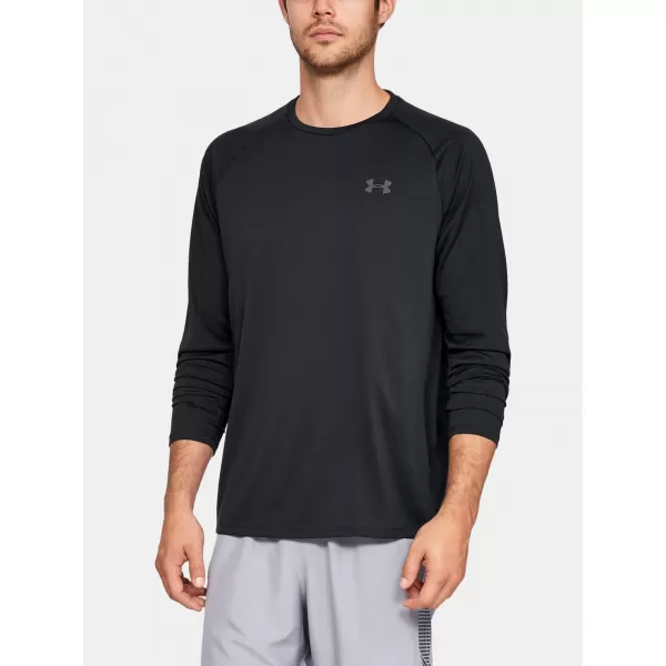  Мъжка тениска UNDER ARMOUR TECH 2.0 LS 1328496-001 ЧЕРЕН 