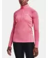 Дамска тениска UNDER ARMOUR TECH 1/2 ZIP - TWIST 1320128-676 РОЗОВО