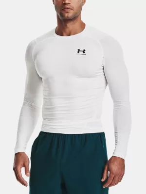 Мъжка компресионна риза UNDER ARMOUR HG ARMOUR COMP LS 1361524-100 БЯЛО