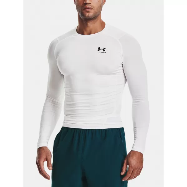  Мъжка компресионна риза UNDER ARMOUR HG ARMOUR COMP LS 1361524-100 БЯЛО 