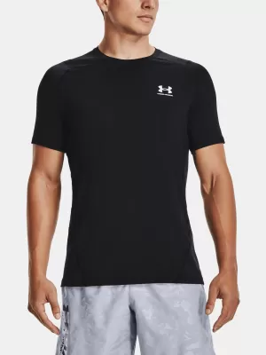 Мъжка тениска UNDER ARMOUR HG ARMOUR FITTED SS 1361683-001 ЧЕРЕН