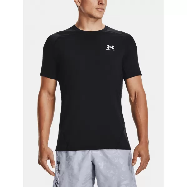  Мъжка тениска UNDER ARMOUR HG ARMOUR FITTED SS 1361683-001 ЧЕРЕН 