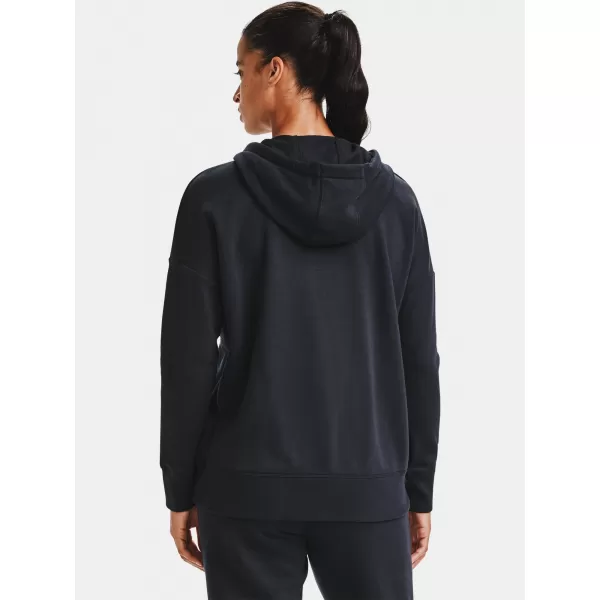  Дамски суичър UNDER ARMOUR RIVAL FLEECE FZ HOODIE 1356400-001 ЧЕРЕН 