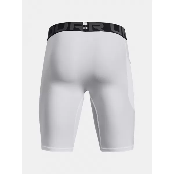  Мъжки компресионни шорти UNDER ARMOUR HG ARMOUR LNG SHORTS 1361602-100 БЯЛО 