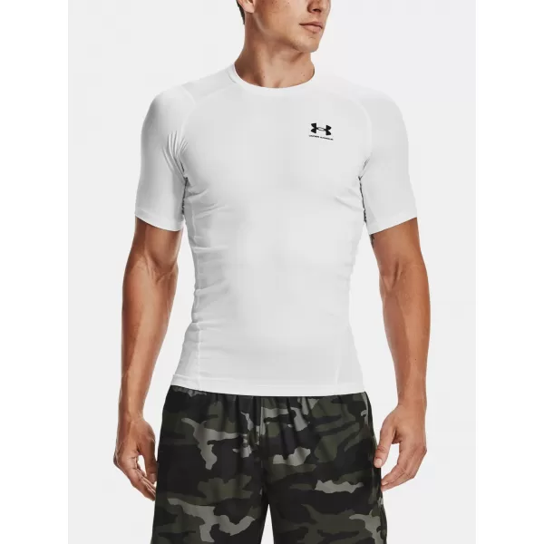  Мъжка компресионна риза UNDER ARMOUR HG ARMOUR COMP SS 1361518-100 БЯЛО 