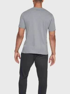 Мъжка тениска UNDER ARMOUR BOXED SPORTSTYLE SS 1329581-035 СИВО