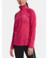 Дамска тениска UNDER ARMOUR TECH 1/2 ZIP - TWIST 1320128-975 РОЗОВО