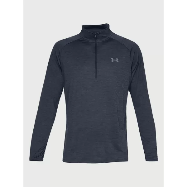  Мъжка тениска UNDER ARMOUR TECH 2.0 1/2 ZIP 1328495-409 СИНЬО 
